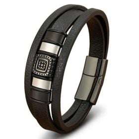 Bratara barbati Reamor Black 