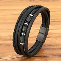 Bratara barbati Carbon Black B1897